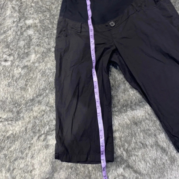Thyme  maternity black cargo shorts Sz S - Picture 7 of 10